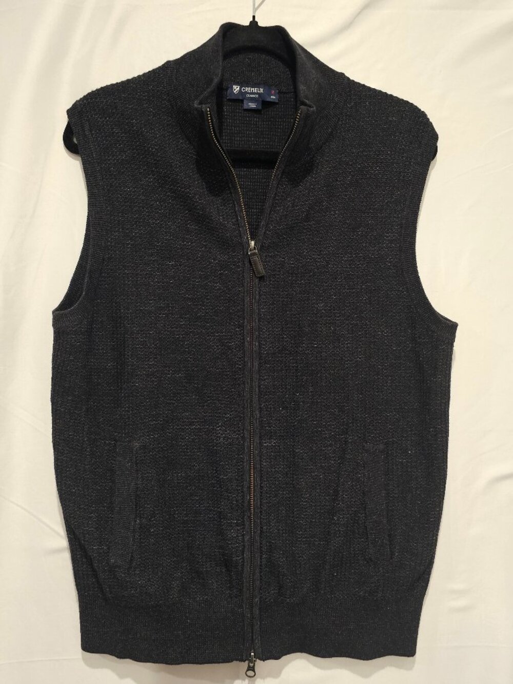 Daniel Cremieux Men's M Knit Sweater Vest V Neck Preppy Classic Golf